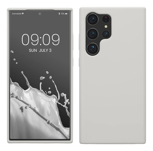 Funda Para Galaxy S23 Ultra Blanco Matte Acabado Suave