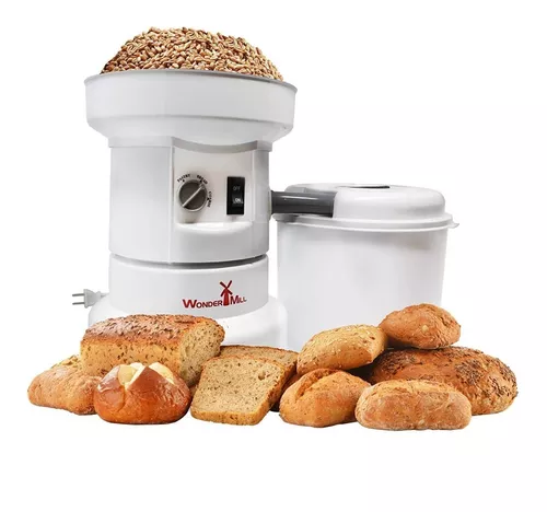 Potente molinillo eléctrico de trigo para uso doméstico y profesional,  molinillo de harina de grano de alta velocidad para granos saludables y  harinas