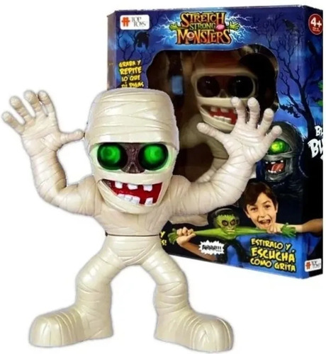 Muñecos Del Terror Stretch Monster Graba Se Estira Momia