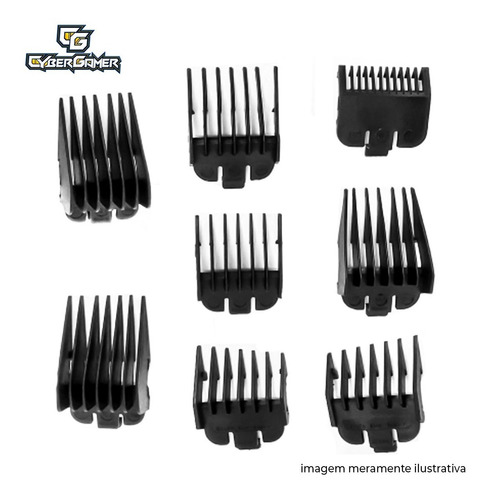 Imagem 6 de 6 de Máquina Elétrica De Cortar Cabelo Profissional Com Fio