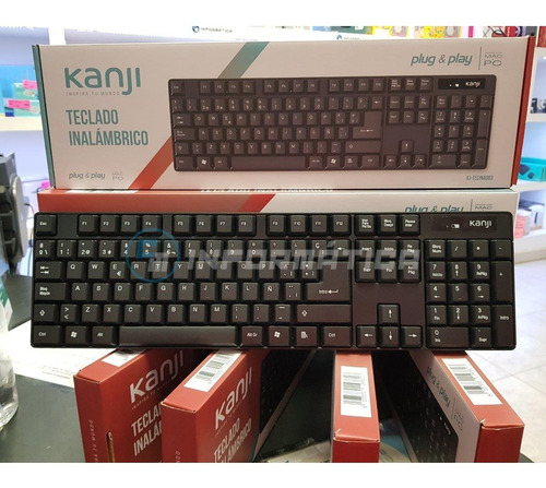Imagen 3 de 9 de Teclado Inalámbrico Kanji Kj-tecina003