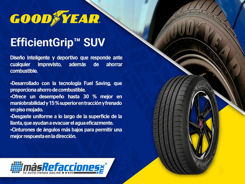 Llanta 225/60r18 100v Goodyear Efficientgrip Suv
