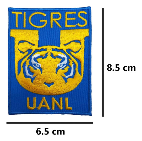 Parches Inspirados En La Liga Mx Bordados Termoadhesivos Tigres