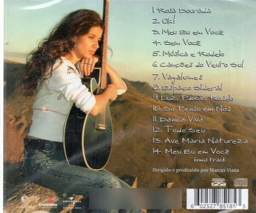 Cd Paula Fernandes - Canções Do Vento Sul - Lacrado