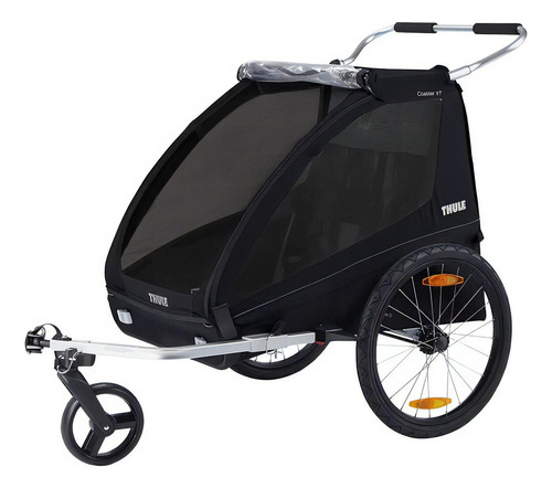 Carrito de remolque Thule Coaster Xt para bicicleta para perros o mascotas, color negro