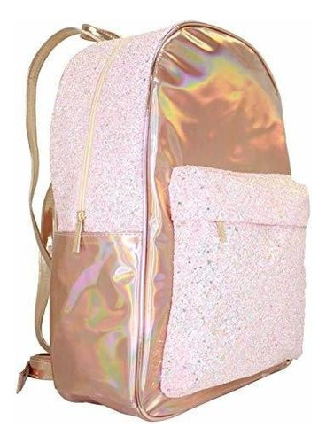 Morral Casual - Disco Vibe Glitter & Iridescent Large Backp