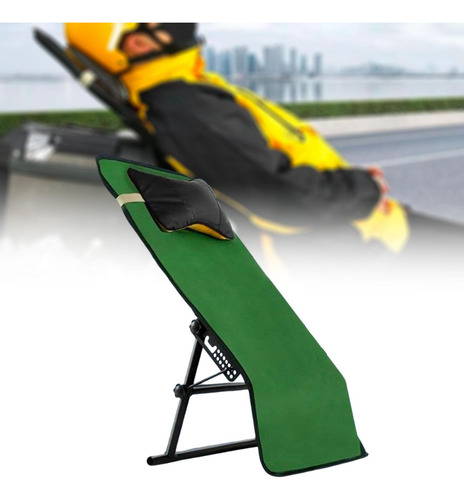 Cojín Plegable Para Asiento Trasero De Bicicleta Verde
