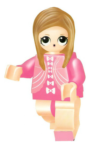 Boneca Mini Lol Bloco De Montar Compatível Com Lego - Fancy