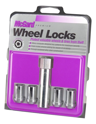 Mcgard Chrome Tuner Style Cone Seat Wheel Locks (tamaño De R