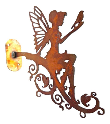 Mènsula Soporte Deco Jardìn Y Hogar- Figura De Chapa Óxido