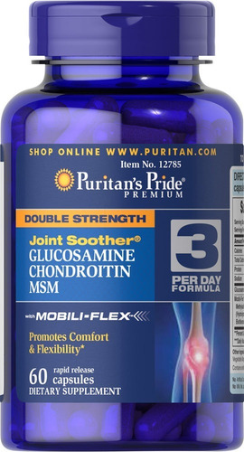 Glucosamina Doble Acción-60 Tabl - - Unidad a $667