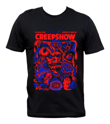 Remera Negra Creepshow Terror Stephen King George Romero