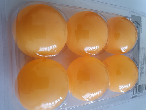 Bolinha De Ping Pong Com 6 Unidades Na Cartela