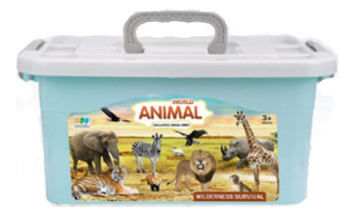 World Dinosaur Set De Dinosaurios Con Valija 2272406