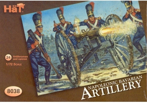 Napoleonic Bavarian Artillery  Escala 1/72 Hat 8038