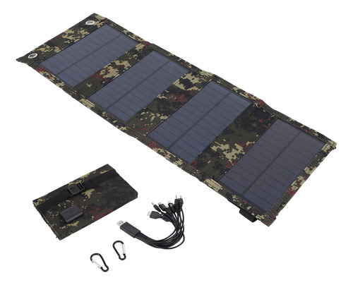 Panel Solar Flexible Celda Portátil Plegable De 20w