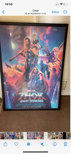 Poster Thor Love And Thunder Cine Original