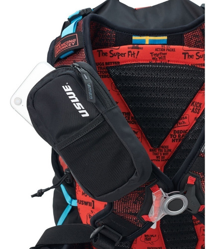 Mochila Mtb/moto Hajker 18 S Carbon Negro Uswe Original
