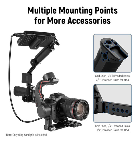 Para Empuñadura Ajustable Neewer Para Dji Ronin Rs4 Rs3