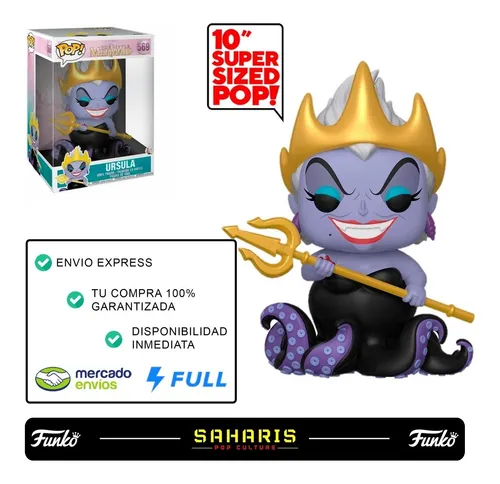 Funko Pop Disney The Little Mermaid Ursula Glow 10 Inch 569