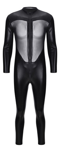 Ropa Interior Sexy For Hombre De Piel Sintética Transparent