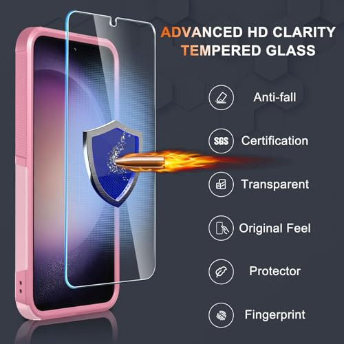 Funda Para Galaxy S24 Plus Cute Rosa Uso Rudo