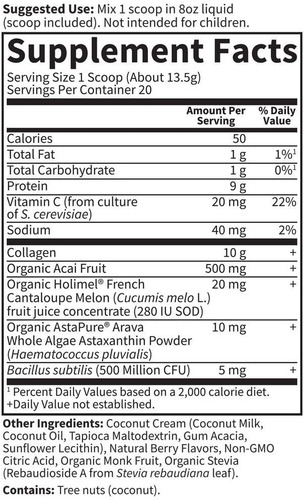 Garden Of Life Grass Fed Colageno - Unidad a $11000