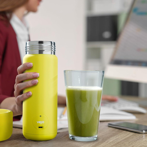 Licuadora Vejo Naranja 355ml Portátil Sin Grumos Usb-c
