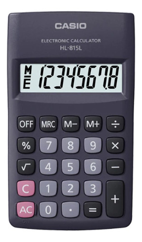 Calculadora De Bolso 8 Dígitos Hl815l Casio Cor Preto