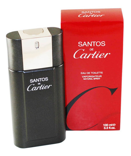 Edt De 3.3 Onzas Santos De Cartier, Para Hombre, En Spray