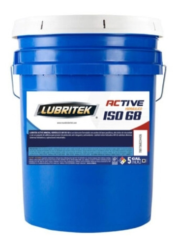 Aceite Hidráulico Iso 68 Lubritek Active 19 Litros