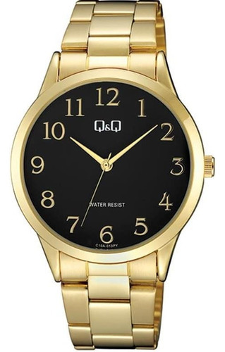 Reloj Para Hombre Q&q C10a C10a-013py Dorado