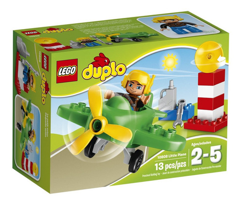 Juego De Aeropuerto Y Avión Pequeño Duplo De Lego, 10808