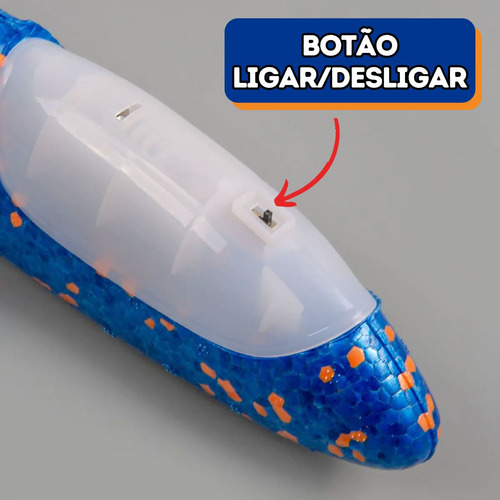 Avião Brinquedo Planador Grande Com Luzes Led Voa De Verdade
