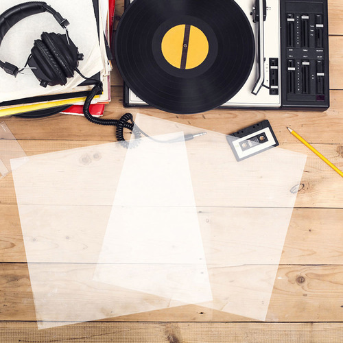 24 Piezas De Fundas De Plástico De Vinilo, Fundas Protectora