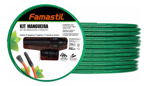 Manguera En Kit Famastil 15 Mts Con Accs Mf Shop