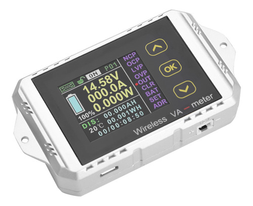 Medidor De Potencia, Pantalla Lcd A Color Inalámbrica, Amper