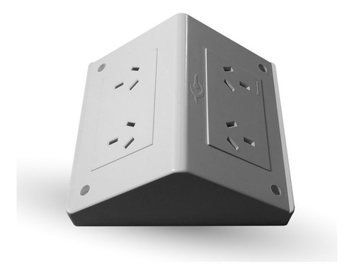 Imagen 1 de 4 de Periscopio Cambre Piso/pared C/4 Tomas 10 Amp Por E631