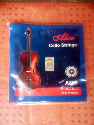 Set De Cuerdas Para Cello Marca Alice Originales 