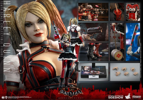 Harley Quinn Batman Arkham Knight Dc Hot Toys Original
