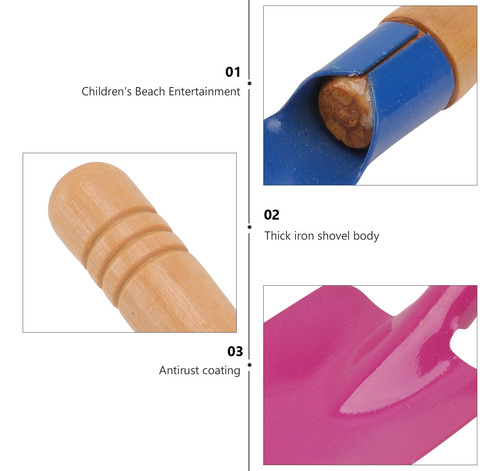 Juego De Minipaletas Para Niños, Playa, Arena, Juguetes, Jar