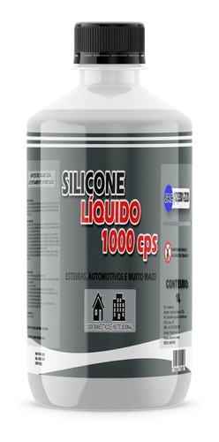 Silicone Líquido V1000 Oleo Puro Para Uso Indutrial 1l