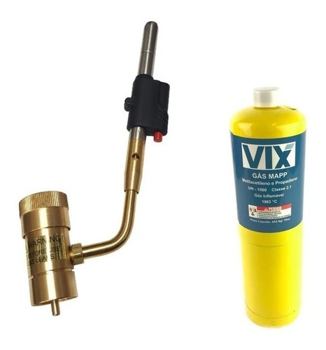 Turbo Torch + Refil  Mapp Produto Novo Original Vix