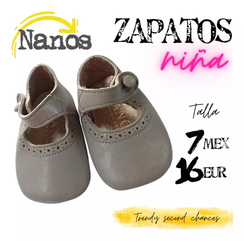 Zapatos Nanos Bebe Niña Gris Ballerina. La Segunda Bazar | Meses sin