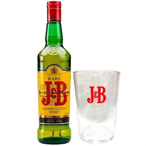 Whisky J&b Justerini & Brooks Escocia + Vaso Ed Limitada