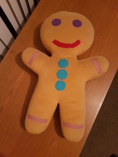 Peluche De Galleta De Genjibre De  50 Cm.