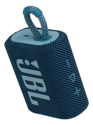 Bocina Jbl Go 3 Jblgo3 Portátil Bluetooth Waterproof Azul