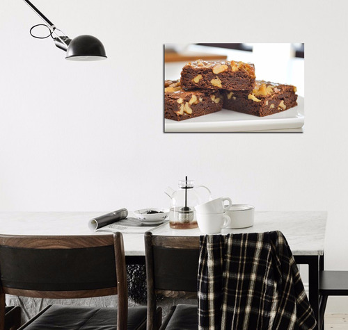 Vinilo Decorativo 40x60cm Nueces Nuez Budin Bizcochuelo