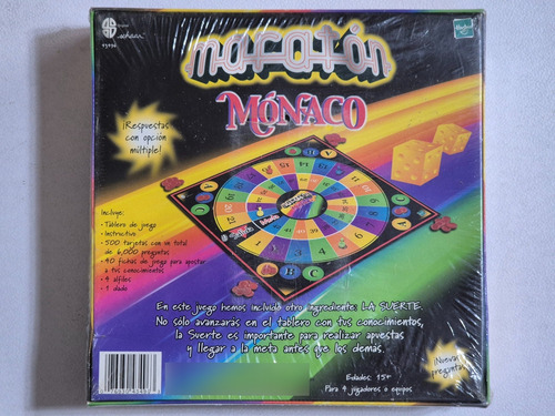 Juego De Mesa Maraton Monaco Nuevo De 1995