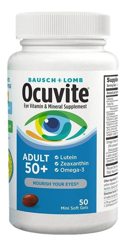 Bausch & Lomb Ocuvite Adult 50+ Eye Vitamin & Mineral 